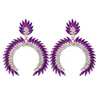 Dangle Chandelier New Baroque Style Shiny Rhinestone Glass Drop Earrings Women 's Fashion Jewelry Long Party 웨딩 액세서리 220830