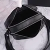 bolso de pra bolso de cuero de alta calidad para mujeres mensajero de mensajería pequeña becerro de becerro bolsos de hombro de ternera con letras de metal