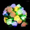 سلاسل 20 Fairy Rose Flower LED