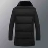 Giacche da uomo Winter Katoen Gevoerde Midden-Aged Ouderen Mannen Katoenen Kleding 2022 New Casual Dikke Warme Bontkraag katoenen Jas NBH649 L220830