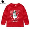 Besondere Anlässe Kinder Kinder Weihnachten Sweatshirt Jungen Mädchen Lustige Print Pullover Langarm Oansatz Hoodies Herbst Tops 220830