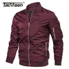 Giacche da uomo TACVASEN Giacche da uomo Autunno Casual Giacca da baseball Cappotti Esercito militare Bomber Pilota Giubbotti Outwear Moda Slim Fit Cappotti M4XL 220830