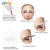 12pcs/Set Einszene Augenbrauenform-Set-Werkzeuge Schablonen tragbare Kunststoff-Augenbrauen-Schablonenkarte für Frauen Thrush Model Augenbrauen Zeichnungswerkzeug Make-up