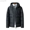 Jaquetas masculinas Men Men encapuzou o parka winter casual jaquetas novo homem de moda mais grossa e quente e slim vinger tamanho 4xl l220830