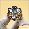 Pins broszki pinsbrooche biżuteria urocza kolekcja postaci Enamel pin bez twarzy mężczyzna mój sąsiad Totoro Mix Badge dziecięca broszka lo3899250