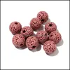 Stone 10Mm Wholesale Seven Chakras Colorf Lava Stone Loose Beads Charms Beaded Diy Bracelet Necklace Jewelry Making Acce Dhseller2010 Dhrmb