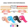 Wrist Support 5 Size logy Tape Muscle Bandage Sports Cotton Elastic Adhesive Strain Injury Knee Pain Relief Stickers 220830