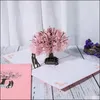 Greeting Cards 3D Anniversary CardPop Up Card Red Maple Handmade Gifts Couple Thinking Of You Wedding Party Love Valentines Day G1254404