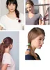 100pcs Elastik Saç Bağları Şerit Kırışık Alacak kuyruğu Tutucuları Kişik Bantlar Kız ve Kadınlar İçin Takılar, Yoga Twist Saç Bantları El Düğümlü Katlama Düz Renkler