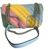 Ontwerpers Tassen Vrouwen Luxe Marmont Macaron Schouder Zilveren Ketting Cross Body Handtas Pu Lederen tas Portemonnee Vrouwelijke Messenger Tote Handtassen Portemonnee