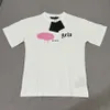 Designer von Luxus-T-Shirt Marke T-Shirt Kleidung Spray Brief Kurzarm Baumwolle Lose Top Frühling Sommer PA Tide Männer und Frauen T-Shirt