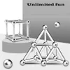 DIY Build Build Toy Adult Assolble Magic Construction مجموعة مغناطيس العصي كرات الإجهاد تخفيف الأطفال هدية Q0723308A
