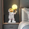 Lampes de table chevet astronaute garçon lampe de bureau chambre décoration Protection des yeux enfants R bureau ornement