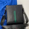MEN Night Courrier Messenger Bag Designer Flap Magnetic Buckle Closure Handbag Man Canvas Leather Crossbody Strip