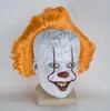 Film z maską terrorystyczną Stephen King's It 2 ​​Cosplay Pennywise Clown Joker Tim Curry Mask Halloween Party Props