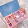 Sombra de olho 18 cores Rose Quartz Eyeshadow Palette Matte Glitter Maquiagem Longa Duração À Prova D 'Água Brilhante Pigment2992212