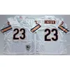 Vintage Erkek Chicago #9 Jim McMahon Jersey Bear 23 Devin Hester 95 Richard Dent Ucuz Mavi Beyaz Dikişli Futbol Formaları Hızlı Nakliye