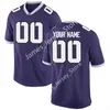 American College Football Wear College NCAA Custom TCU Horned Frogs Stitched Football Jersey 16 Sam Jackson 16 D'Arco Perkins-McAllister 44 Colt Ellison 0 Tymon MIT