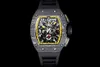 ZF Montre de Luxe 011 Men Watches 7750 운동 시계 고무 밴드 발광 기능 접이식 버클 사파이어 유리 /01002