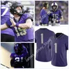 American College Football Wear College NCAA Custom TCU Rogaty żaby zszyta koszulka piłkarska 16 Sam Jackson 16 d'Arco Perkins-Mcallister 44 Colt Ellison 0 Tymon MIT