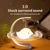 Portable Speakers Bluetooth Speaker Small Night Lamp Gift for Girls Desk Bird Music Light Bedroom Desk Light T220831