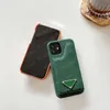 P Fashion Triangle Designer Phone Case for iPhone 14 14pro 14plus 13 13pro 12 12pro 11 Pro Max X Xs Xr 8 7 Plus Leather Pattern Card Case Case Cover غطاء إلكتروني فاخر