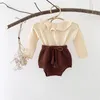 Baby Boy Girl Shorts Pants New 2022 Spring Children Children Kort för Girls Autumn Knit Pants Clothing 20220831 E3