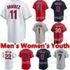 2024 Anpassad 11 Jose Ramirez Jersey 22 Josh Naylor 38 Steven Kwan 0 Andres Gimenez 7 Myles Straw 17 Will Brennan 10 Juan Brito 4 Brayan Rocchio 8 Jose Tena Baseball Jerseys