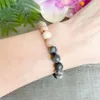 MG1564 Strang 8 mm Sonnenstein Labradorit Edelstein-Armband Mode Damen Heilkristalle Perlenarmband Balance Yoga Handgelenk Malas