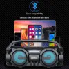 Portable Speakers Portable Bluetooth Speakers Powerful Column Home Theater Bass With Mic FM Radio TF Music Center System Wireless Stereo Subwoofer T220831