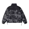 Männer Jacken Männer Winter Warme Patchwork Vintage Malerei Harajuku Gepolsterte Puffer Übergroßen Männlichen Parka Herren Kleidung L220830