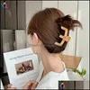 Clamps Simplicity Clip Woman Fashion Accessories Outsides Hair Claw Clips Summer Hollow Out Nonslip Personality 3390 Q2 Drop Delivery Dhysl