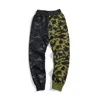 Homens Calças camufladas Cardigã camuflado Suéter Jaqueta Calça Hip Hop Camisola Calças Streetwear S-3XL PT2207