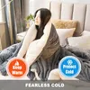 Одеяла зимняя шерсть для взрослых густой теплой одеяло двойное одностороннее сплошное туристическое офис диванс постель 220831
