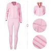 2023 Spring Women Clothes Three Piece Womens Tracksuits Double-Sided Vest Hooded Vest Cardigan Pants Set for Ladies