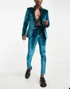 Velvet warme bruidegom mannen bruiloft smoking 2 stuks outfits kostuum homme mariage feest prom blazer slijtage