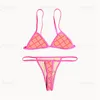 Buckle Lace Bikinis Hipster Padded Push Up Women039S Designer Baddräkter utomhus Bandage Beach inomhus Bad Luxury Wear8238632