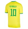 22/23 BraSil kits pour enfants Maillots de football 2022 PAULINHO G.JESUS P.COUTINHO D.COSTA WILLIAN Chemises pour enfants Hommes Maillot de football