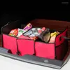 Auto -organisator Auto Accessories Trunk Inklapbaar speelgoed Voedselopslag vrachtwagen Vrachtcontainerzakken Doos Zwart Stowing Tidying
