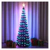 Décorations de Noël USB Light String LED fil de cuivre coloré vacances s point magique contrôle bricolage texte télescopique pliant t 220830