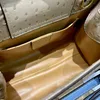 Bambu handväska tygväska shopping handväskor handväska crossbody väskor python mönster fyrkantig plånbok par två axelband hög kvalitet207g