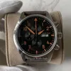 F1 Team Watch Herr Titanium Pilots Japan Quartz Movement Chronograph Black Face Digital Dial Dial Wristwatches 43mm