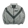 Men's Jackets US Army Reflective Windbreaker Training Sports Jacket Water Resistant PT Jacket Msn 220831