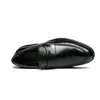 Loafers solide schoenen 35d6c mannen kleur pu klassiek punt masker slip-on mode business casual feest dagelijkse ad062