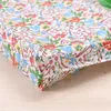 Gift Wrap 10pcs 30x36 8cm Colorful Flowers Large Plastic Shopping Bags Thick Boutique Clothing Packaging Bag With Handle