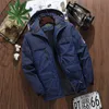 Herrjackor märke vinter parka varm tjock vindtät kvalitet multi-pocket huvmode vattentät outfit M-9xl l220830