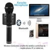 WS858 Tragbares Bluetooth-Karaoke-DJ-Mikrofon Drahtloser professioneller Lautsprecher Home KTV Handmikrofon