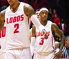 Custom 2020 Basketball New Mexico Lobos College Jerseys Jaquan Lyle Corey Manigault Carlton Bragg Jr. Кит МакГи Ванте Хендри