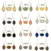 Oorbellen ketting drusy druzy ketting drop stud oorbellen sieraden set goud sier vergulde glitter choker voor vrouwen levering 2021 sets vi dhz8i