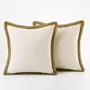 Pillow Imitation Cotton Linen Pillowcase Decorative Sofa Case Bed Cover Home Decoration 3Sizes